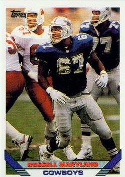 Russell Maryland Dallas Cowboys 1993 Topps NFL #249